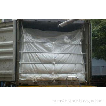 20ft PP woven dry bulk container liner for PET resin
